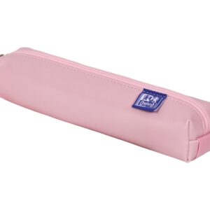 oxford kangoo & you estuche cuadrado pequeño fabricados en napa goma elastica para unirlo al cuaderno color rosa