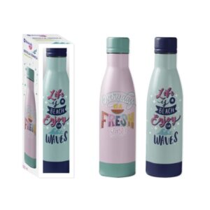 bismark botella termica 500ml aislamiento de vacio de doble pared tapon hermetico 2 modelos diferentes