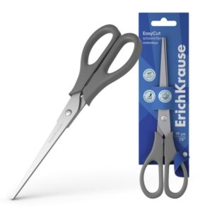 erichkrause easycut tijeras de acero inoxidable 19cm doble afilado avanzado colores surtidos aleatorios