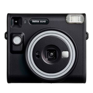 fujifilm instax square sq40 camara instantanea tamaño de imagen 62×62mm espejo para selfies exposicion automatica color negro