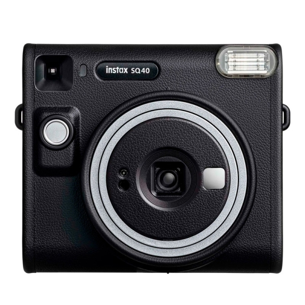 fujifilm instax square sq40 camara instantanea tamaño de imagen 62×62mm espejo para selfies exposicion automatica color negro