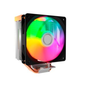 coolbox infinite air120 disipador multizocalo iluminacion argb ventilador 120mm velocidad max. 1800rpm color negro