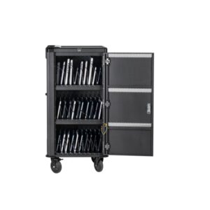 ewent ew1702 armario de carga 30 dispositivos sistema de carga inteligente usb c pd 65w color negro