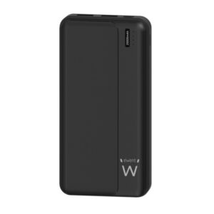 ewent ew1163 powerbank 20000mah 22.5w pd usb a, usb c color negro
