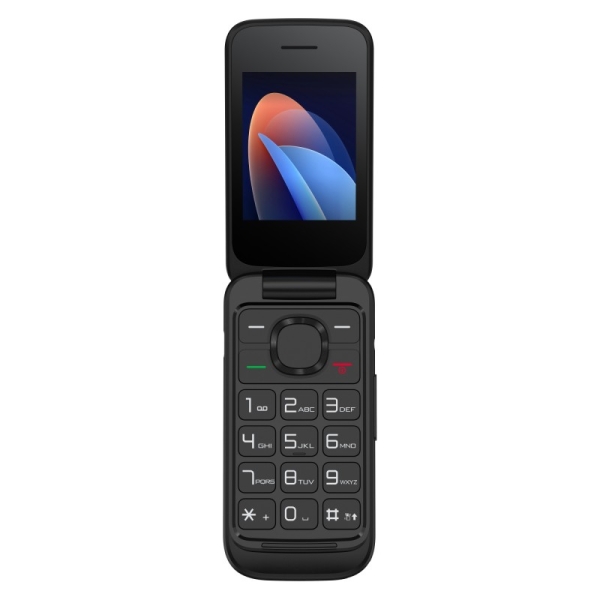 tcl one touch 5023 telefono movil pantalla 2.4" bluetooth 3.0 camara 0.3mp color negro