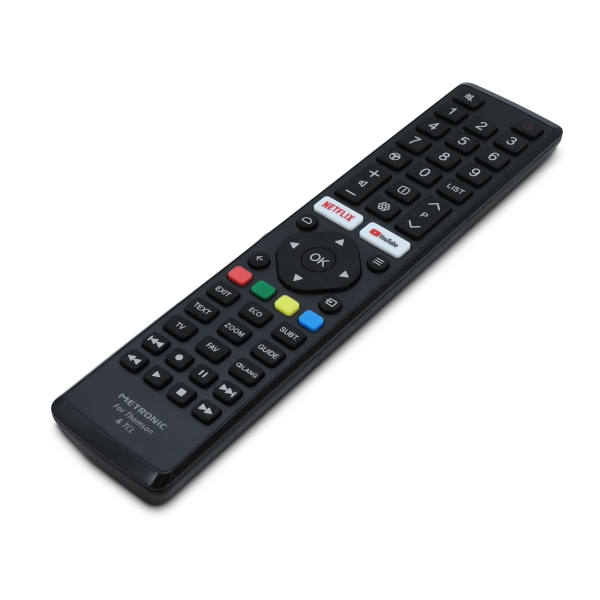metronic mando a distancia compatible con televisores thomson tv tcl color negro