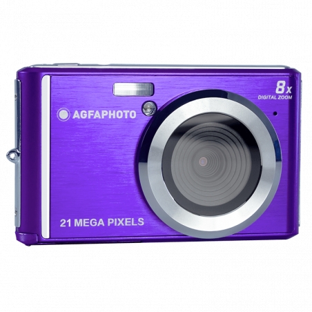 agfaphoto dc5200 camara digital sensor cmos zoom optico 8x color lila