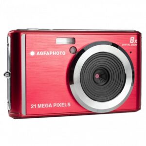 agfaphoto dc5200 camara digital sensor cmos zoom optico 8x color rojo