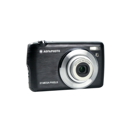 agfaphoto pack dc8200 camara digital + estuche + tarjeta 16sd color negro