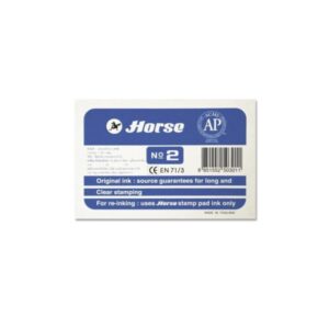 horse tampon metalico nº2 facil de recargar resistente y duradero color azul