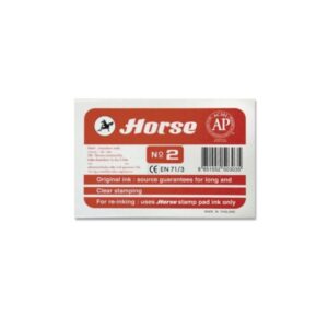 horse tampon metalico nº2 facil de recargar resistente y duradero color rojo