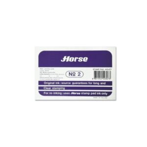 horse tampon metalico nº2 facil de recargar resistente y duradero color violeta