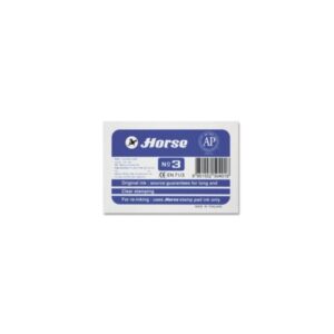 horse tampon metalico nº3 facil de recargar resistente y duradero color azul
