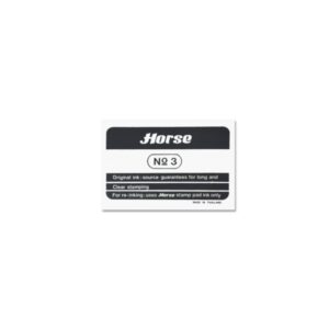 horse tampon metalico nº3 facil de recargar resistente y duradero color negro