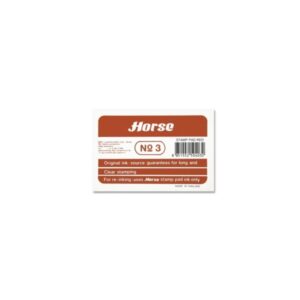 horse tampon metalico nº3 facil de recargar resistente y duradero color rojo