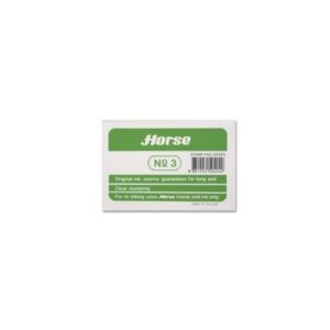horse tampon metalico nº3 facil de recargar resistente y duradero color verde