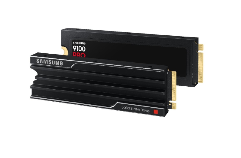 samsung 9100 pro heatsink disco duro solido ssd 1tb m.2 pcie 5.0 x4 nvme 2.0