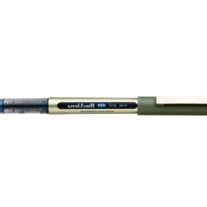 uni ball eye fine ub 157e boligrafo de tinta liquida punta de bola 0.7mm tinta resistente al agua y luz sistema de control de tinta color azul