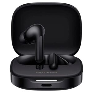 xiaomi redmi buds 6 auriculares bluetooth 5.4 microfono integrado sonido envolvente 360 cancelacion de ruido autonomia hasta 10h resistencia al agua ip54 control tactil color negro