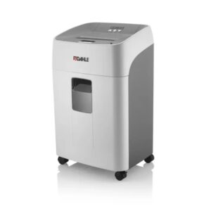 dahle shredmatic 300 destructora de papel automatica corte en particulas microcorte p 5 autoalimentacion 300 hojas, manual 11 hojas papelera de 40l con ruedas apta para papel, tarjetas, clips color gris