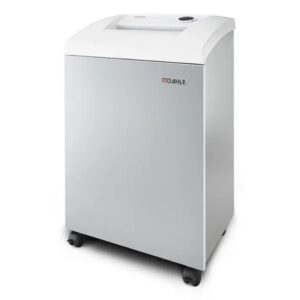 dahle 106 destructora de papel manual corte en tiras p 2 destruye hasta 22 hojas papelera de 60l ruedas giratorias con freno destruye papel, tarjetas, clips, cd`s color blanco