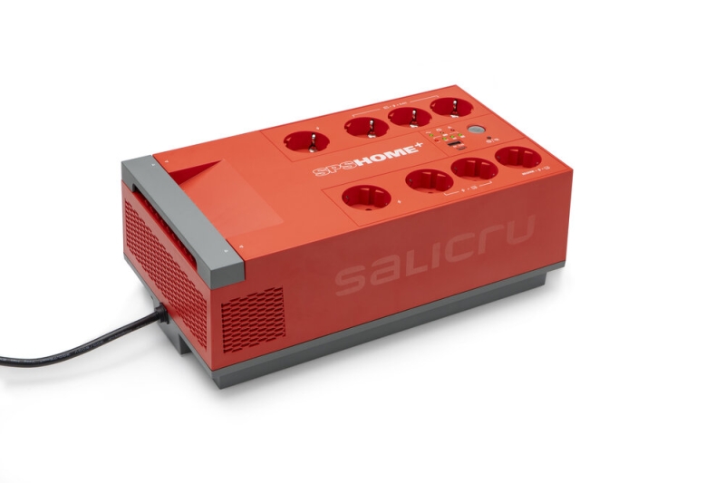 salicru sps 1000 home+ sistema de alimentacion ininterrumpida sai/ups 1000 va line interactive multibase color rojo