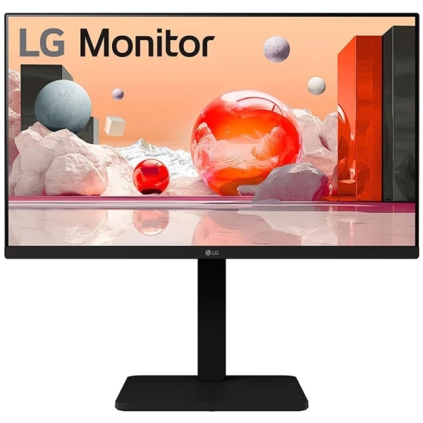 lg monitor led 23.8" ips fullhd 1080p 100hz respuesta 5ms ajustable en altura, giratorio e inclinable altavoces 2w hdmi, usb, displayport, vga