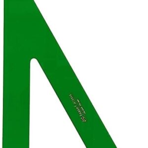 faber castell cartabon tecnico 25cm sin graduacion color verde transparente