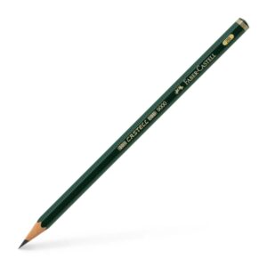 faber castell castell 9000 lapiz de grafito 2b mina resistente a la rotura ecologico