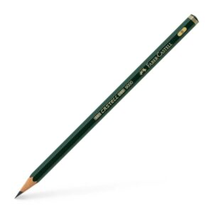 faber castell castell 9000 lapiz de grafito b mina resistente a la rotura ecologico