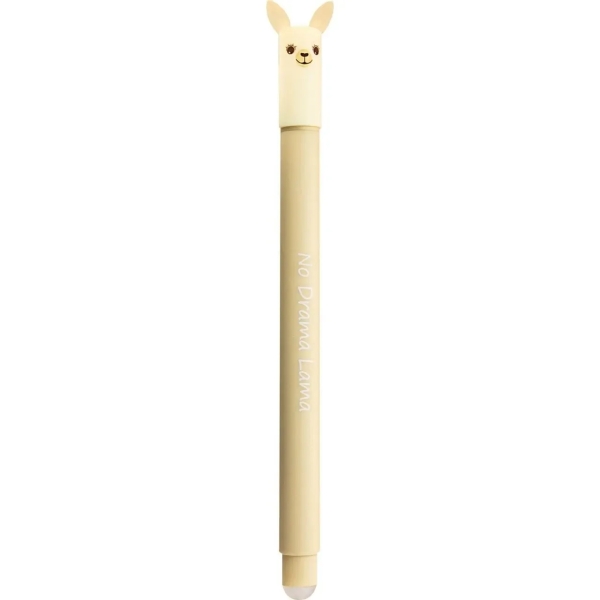 eberhard faber animal erase it! boligrafo borrable tinta gel azul trazo 0.7mm tacto soft diseño llama