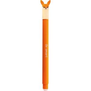 eberhard faber animal erase it! boligrafo borrable tinta gel azul trazo 0.7mm tacto soft diseño zorro