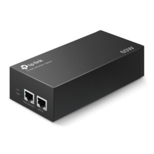 tp link inyector poe++ 2 puertos gigabit hasta 60w plug & play