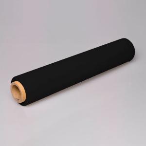 fabrisa bobina de film extensible con mandril 23 micras ancho 50cm, largo 115m 2kg de peso gran resistencia color negro