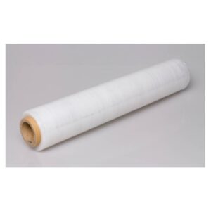 fabrisa bobina de film extensible con mandril 23 micras ancho 50cm, largo 115m 2kg de peso gran resistencia transparente
