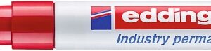 edding 8300 rotulador permanente industrial punta redonda 1.5 3mm tinta resistente al desgaste, roce y luz color rojo