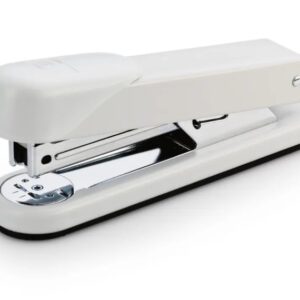 novus stabil grapadora de sobremesa capacidad de grapado 30 hojas grapas 24/6, 26/6 grapado abierto, cerrado y clavado color blanco
