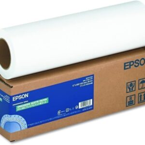 epson enhanced matte bobina de papel mate para plotter 189gr 17" 432mm x 30.5m