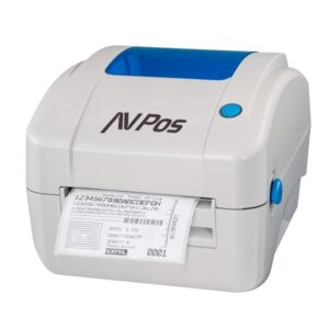 avpos e49 impresora termica etiquetas velocidad 102mm/s resolucion 300 dpi usb y lan color gris