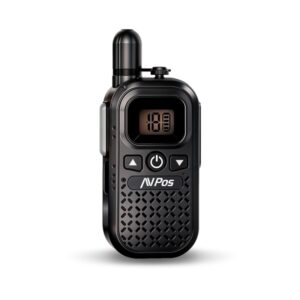 avpos avp comm x25 walkie talkie 16 canales 446 mhz usb c autonomia hasta 18h color negro