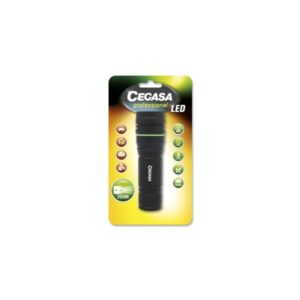 cegasa profesional linterna led 400lm medidas 12 x 4cm fabricada en aluminio funciona con 4 pilas aaa (no incluidas)