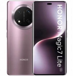 honor magic7 lite smartphone pantalla amoled 6.78" 8gb 256gb camara principal 108mp bateria 6600mah admite carga de 66w color purpura titanio
