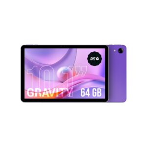 spc gravity 6 tablet pantalla ips 10.1" 4gb 64gb camara 2mpx bateria 5000mah color violeta