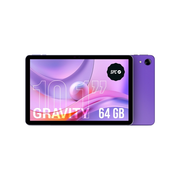 spc gravity 6 tablet pantalla ips 10.1" 4gb 64gb camara 2mpx bateria 5000mah color violeta