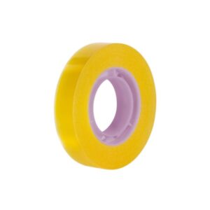 milan cinta adhesiva transparente medidas 12mm x 33m color amarillo transparente