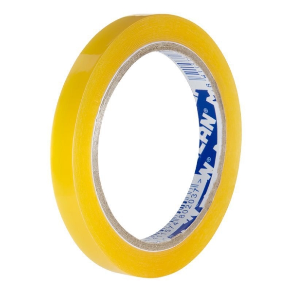 milan cinta adhesiva transparente medidas 12mm x 66m color amarillo transparente