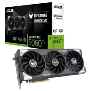 asus geforce rtx 5060 ti tuf gaming oc tarjeta grafica 16gb gddr7 reflex 2 rtx ai dlss4
