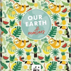 dohe wwf tropic carpeta de 4 anillas mixtas de 40mm formato folio cubierta en carton forrado plastificado
