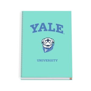 dohe yale dog cuaderno espiral a4 100 hojas microperforadas cuadricula 5mm tapa dura carton forrado bandas de color