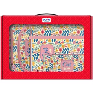 dohe c`est la vie pack de mochila + carpeta a4 recambio + portatodo triple todo en un maletin perfecto para regalo